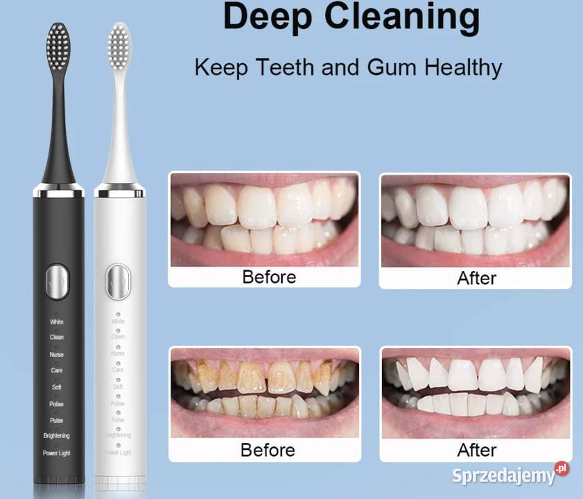 Szczoteczka do mycia zębów elektryczna Soniczna mazowieckie Płock