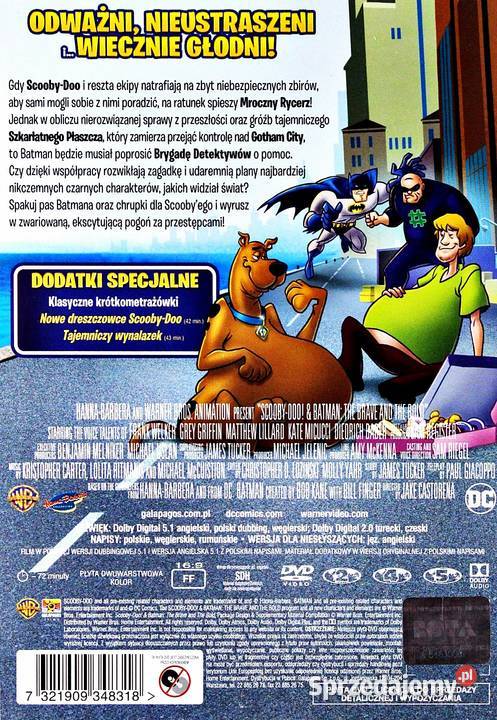 SCOOBYDOO BATMAN ODWAŻNIAKI I STRASZAKI Kalisz