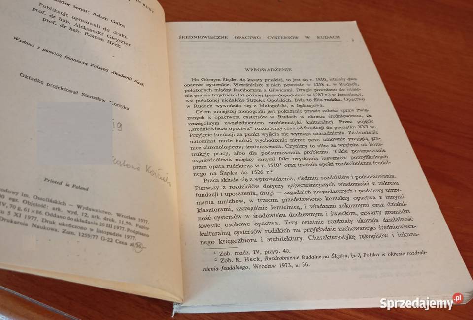 Średniowieczne opactwo cystersów w Rudach miękka Gdańsk