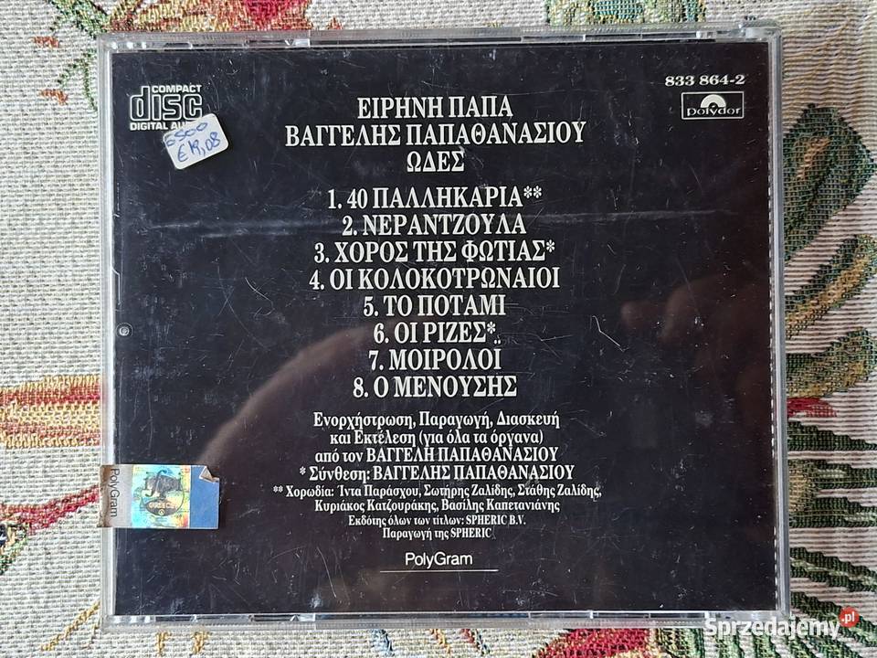 Vangelis Irene Papas Odes CD sprzedam