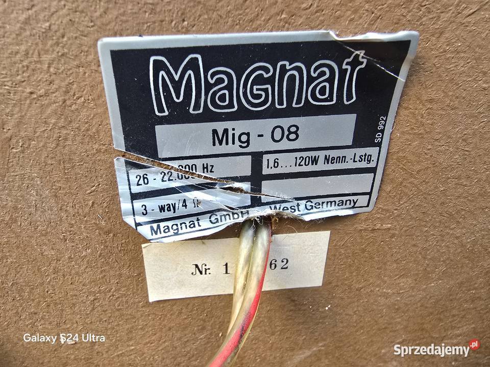 kolumny Magnat Mig 08 vintage Chełm Śląski sprzedam