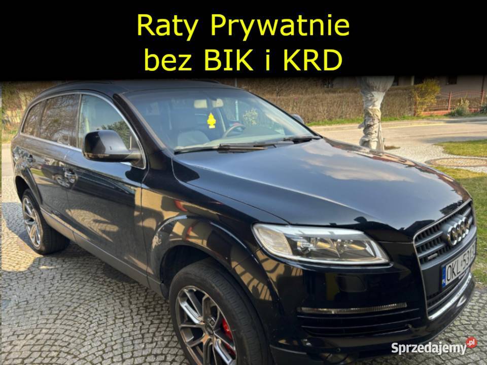 Audi Q7 Raty Prywatnie Automat 4x4 7 Osobowe isofix Wrocław
