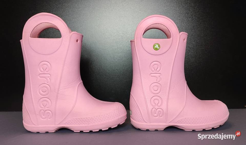 CROCS kalosze dziecięce rozmiar 3233 J1 różowe Jasień
