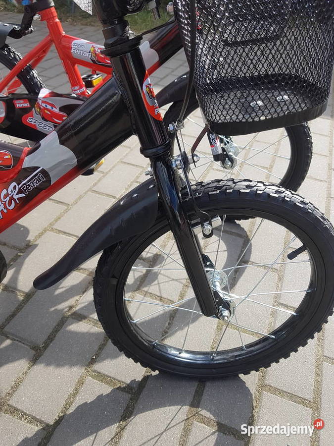 Rower Dziecięcy 16 Z SERII AUTA FERRARI ZYGZA Głogowa