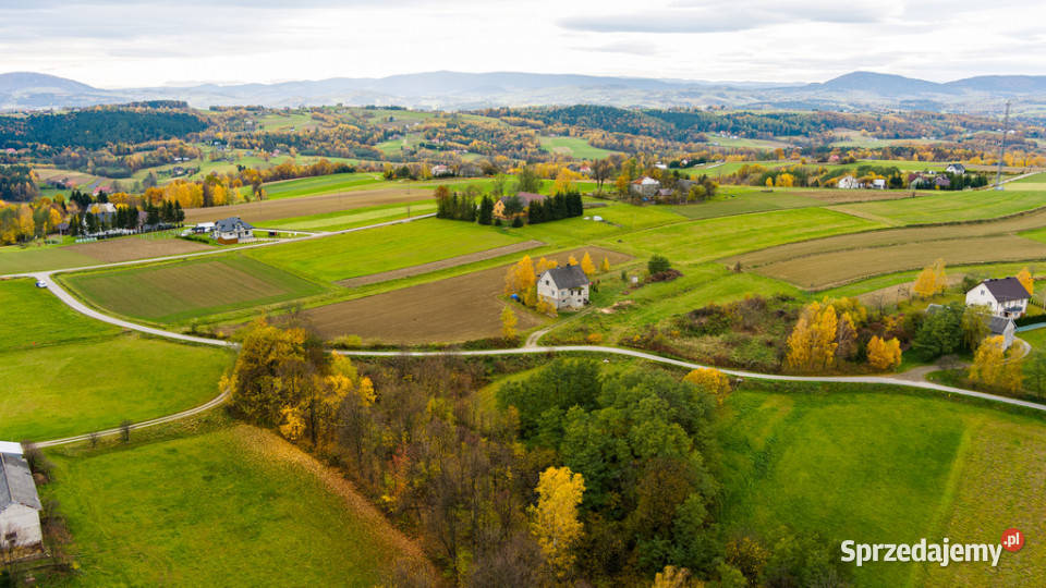 Działka budowlana Bobowa widokowa