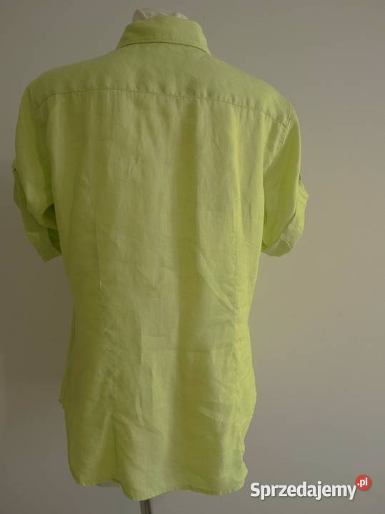 Koszula Tommy Hilfiger Lniana 100 Len Modny Łomża