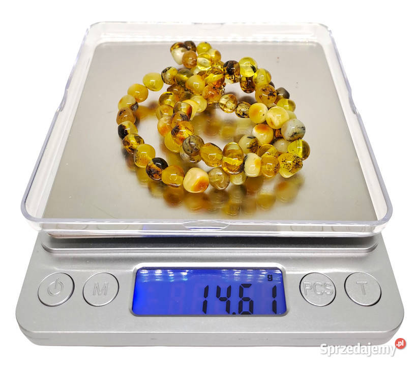 Korale z bursztynu BURSZTYN bałtycki baroczek mazowieckie Warszawa