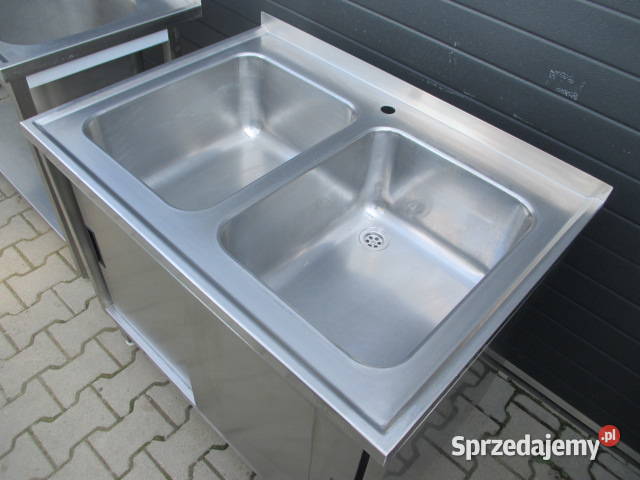 Zlew Gastronomiczny 2 Komorowy Drzwi Suwane wielkopolskie Ostrów Wielkopolski sprzedam