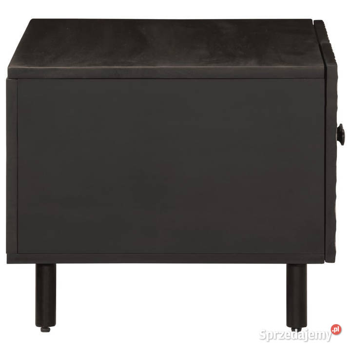 Stolik kawowy czarny 80x50x40 lite drewno mango mazowieckie Warszawa