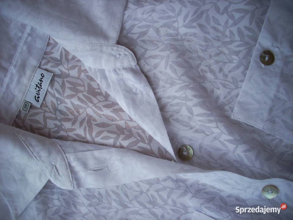 Avitano Koszula Biała wytłaczana 38 40 Rozmiar 40(L) małopolskie Nowy Sącz