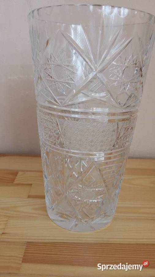 Antyk Duży Dostojny Wazon Kryształowy Łódź sprzedam