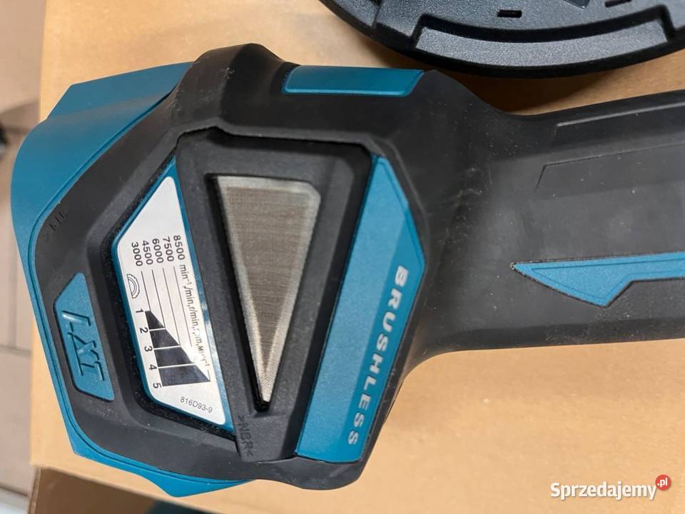 Nowa szlifierka kątowa akumulatorowa Makita