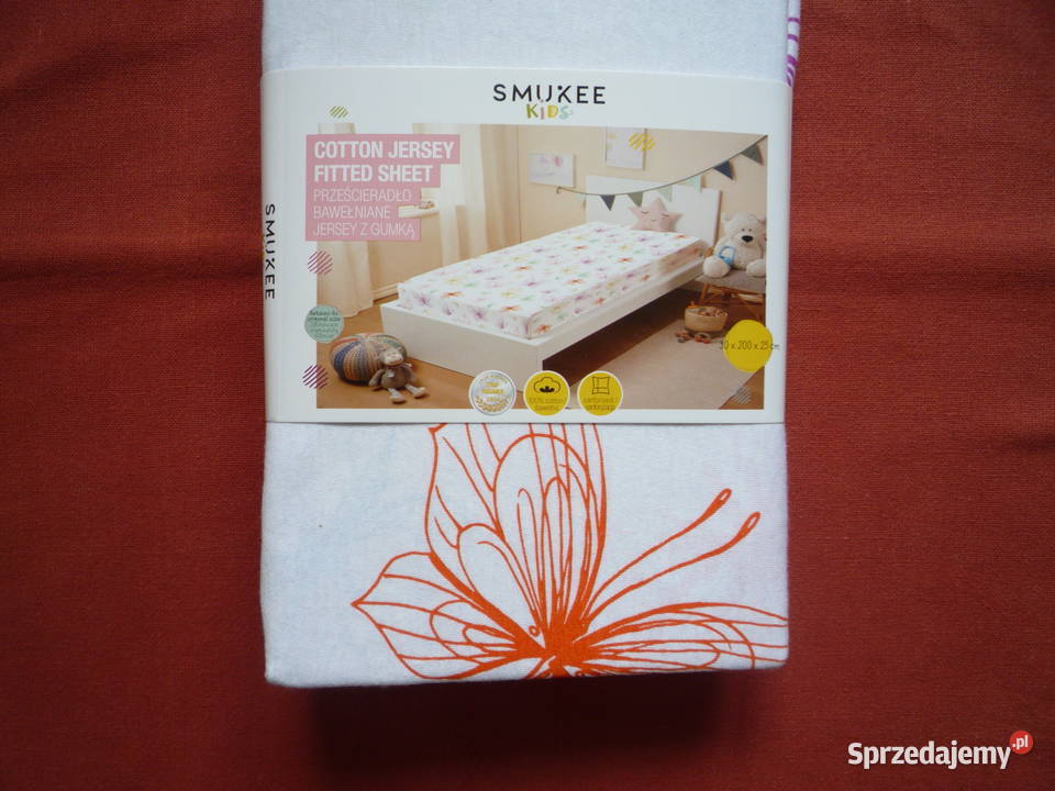 Smukee Kids Prześcieradło bawełniane jersey z