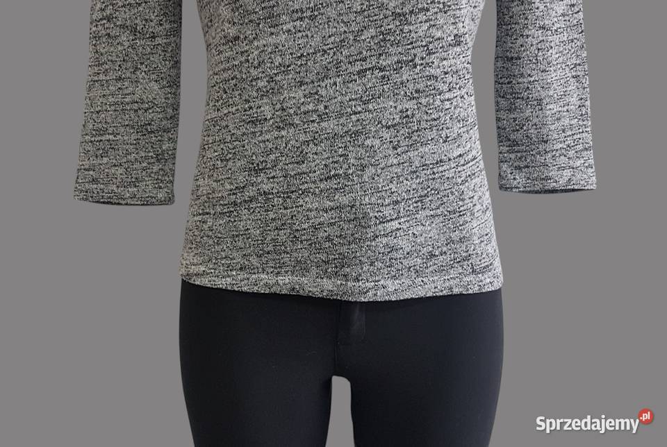 Damski szary cienki sweter z 34 rękawem Reserved Odzież damska Chrzanów