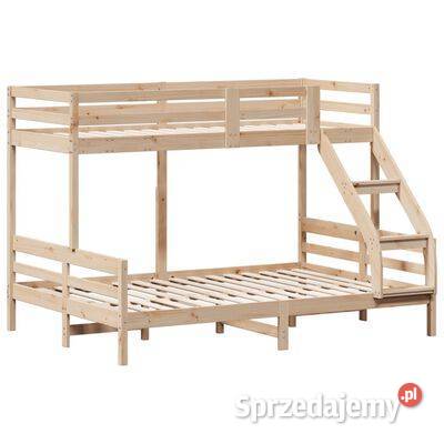 Łóżko piętrowe 90x200140x200 lite drewno mazowieckie sprzedam