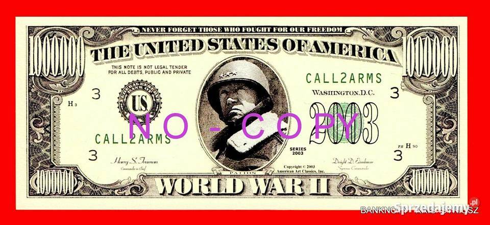 1 Milion Dolarów USA 2024r Joe Bieden UNC Kolor dolnośląskie