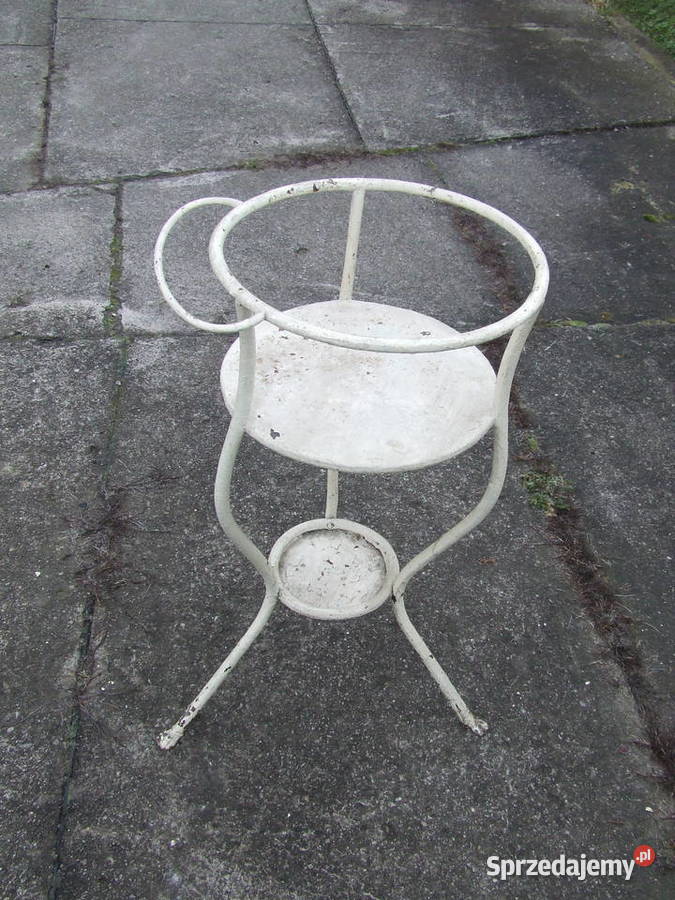 STARA MIĘDZYWOJENNA TOALETKA UMYWALKA METALOWA 3 Meble