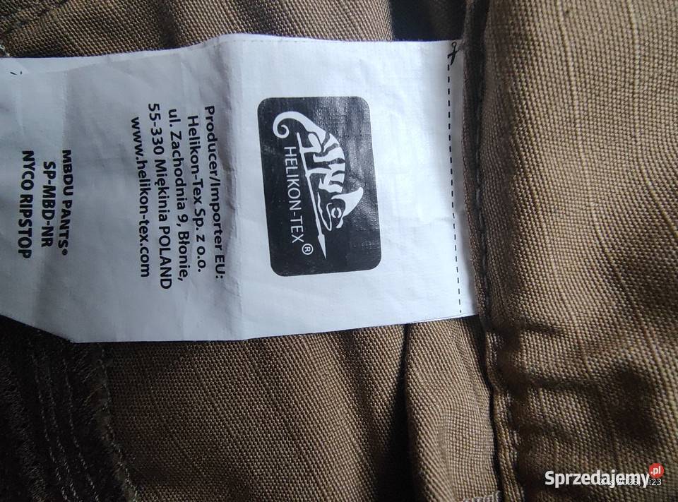Spodnie Helikon MBDU NyCo RipStop Coyote Odzież sportowa Przeczów sprzedam