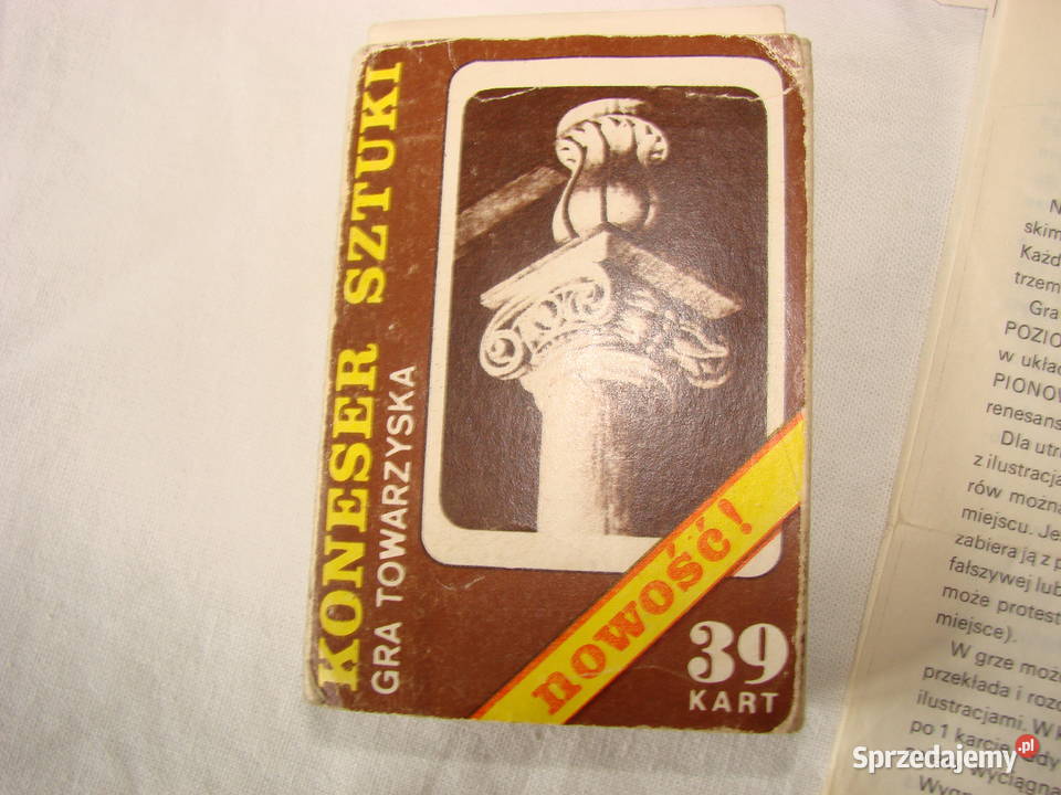 Koneser sztuki gra towarzyska PRL Pozostałe