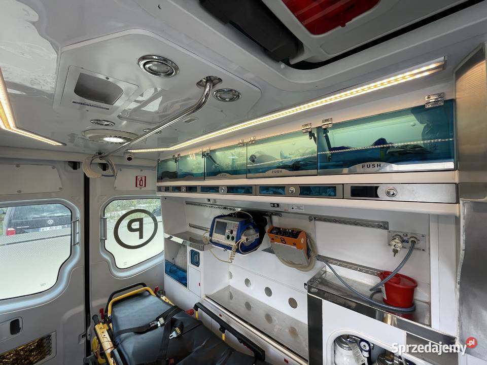 Mercedes Sprinter Karetka Ambulans 35 Automat asystent pasa ruchu Warszawa