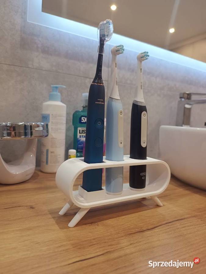 Stojak na 3 szczoteczki 1x Philips Sonicare i 2x Kęty