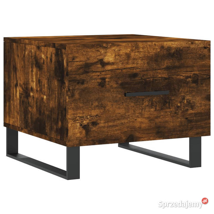 Stolik kawowy przydymiony dąb 50x50x40 WM829454 sprzedam