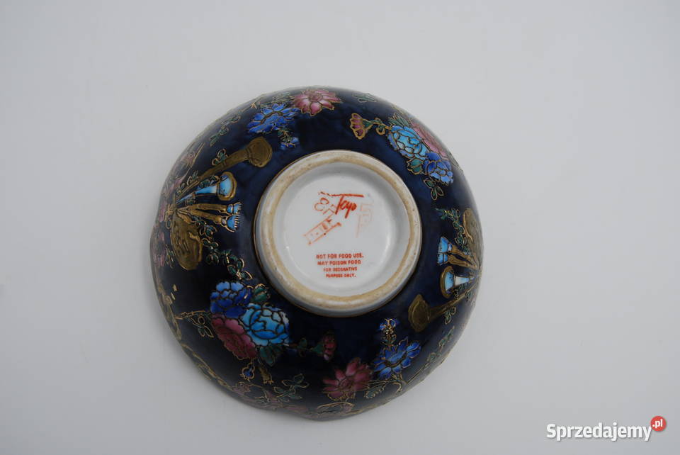 Stara ręcznie malowana azjatycka porcelanowa Poznań