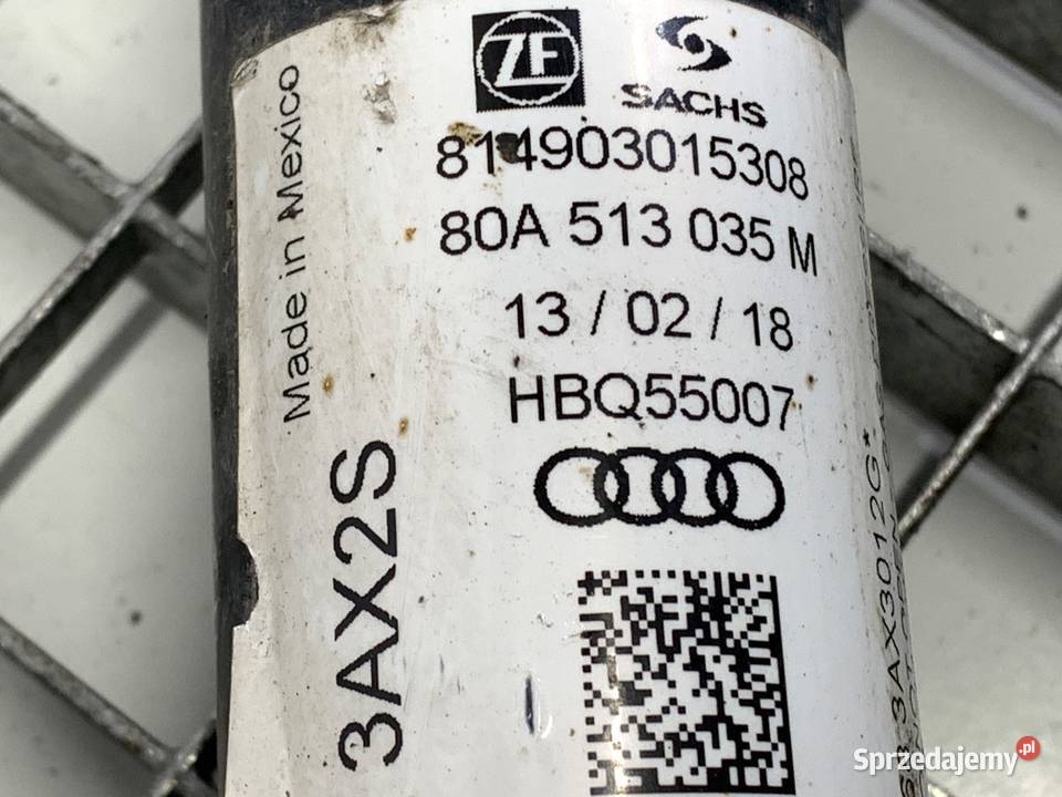 AMORTYZATOR PRAWY TYŁ AUDI Q5 FY SUV 80A513035M osobowe