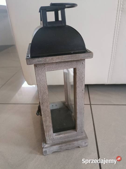 Dekoracja do ogrodu latarnią lampka lampion Zamość