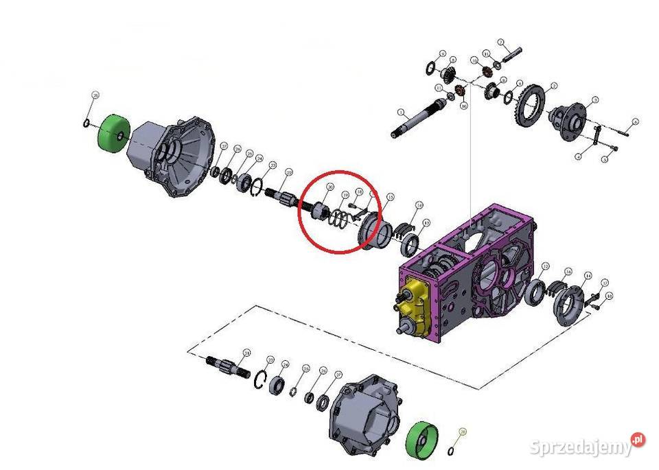 Sprężyna mechanizmu różnicowego 1 Mitsubishi VST Tajęcina sprzedam