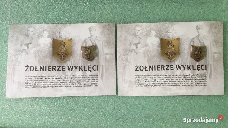 Przypinka Ryngraf Żołnierzy Wyklętych Militaria Zielona Góra
