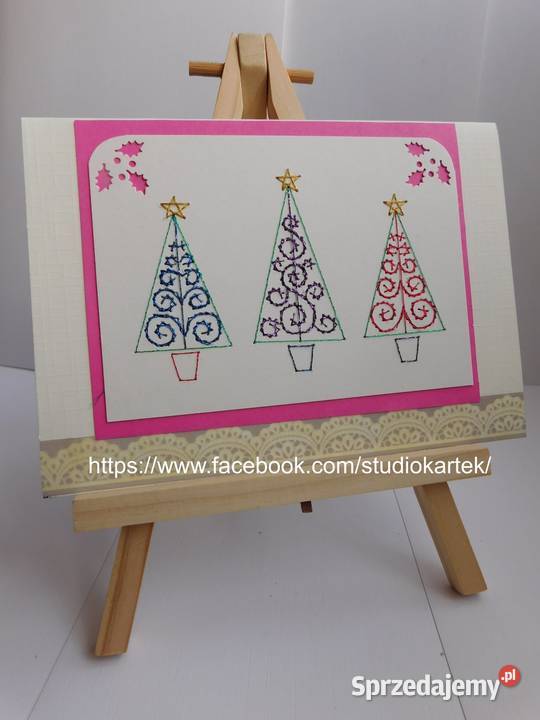 Kartki Boże Narodzenie hand made podlaskie