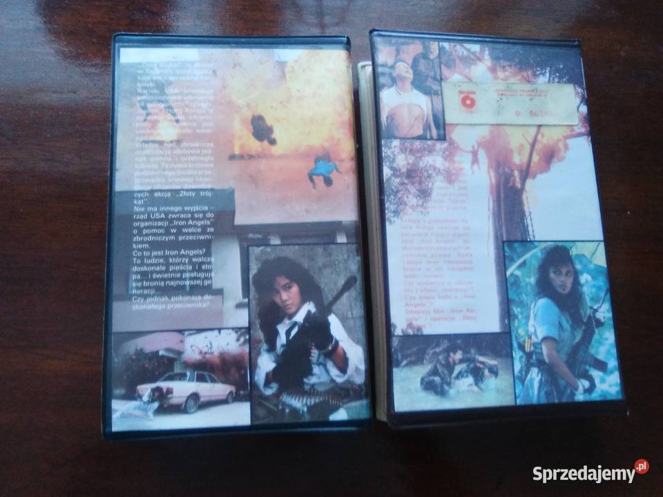 Kasety VHS Iron Angels sensacyjny Poznań