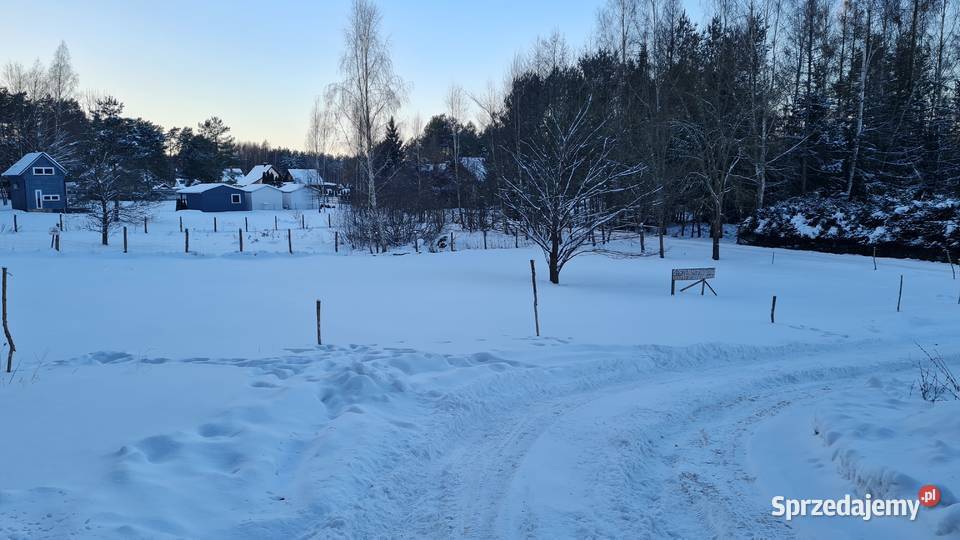 Piękna działka budowlana JEZIORAKIEM woda warmińsko-mazurskie Siemiany