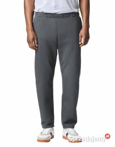 Bawełniane Spodnie dresowe ze ściągaczami szare mazowieckie Warszawa sprzedam