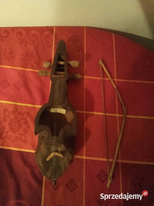 Instrument sarangi Nepal lata 60te Instrumenty smyczkowe Warszawa