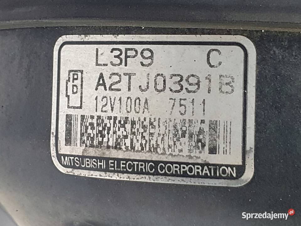 ALTERNATOR Mazda 6 20 16V A2TJ0391B 100A osobowe Chełm