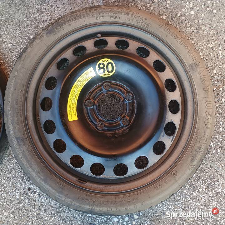 Kolo zapasowe dojazdowka lewarek zestaw Opel 16 lubelskie Lublin sprzedam