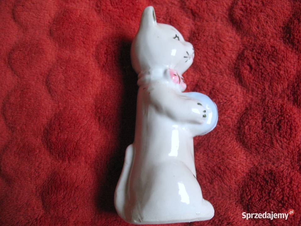Kot z orkiestry stara figurka ceramika 115 x 4 x Siedlce sprzedam