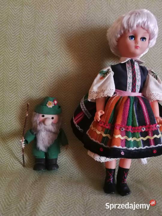 Lalka regionalna Cepelia Lalka dziadka leśnego Lalki i akcesoria Szczecin sprzedam