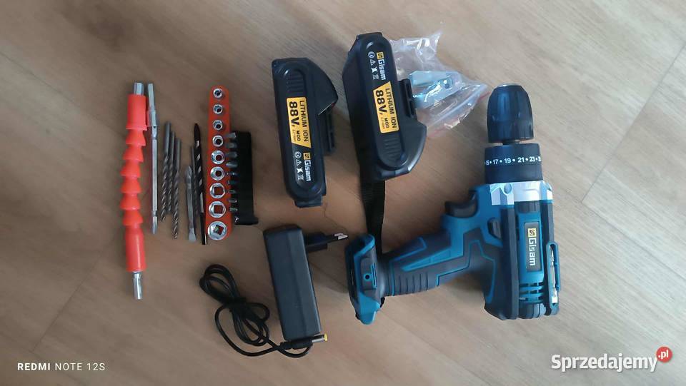 Wkrętarka akumulatorowa Gisam 253 2 biegi 2x Łask