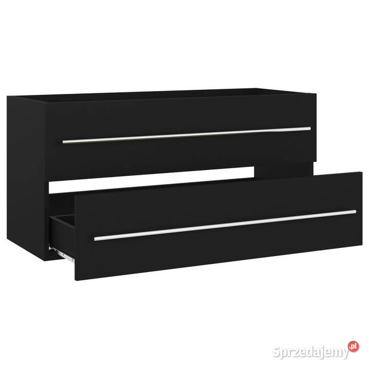 Szafka pod umywalkę czarna 100x385x48 WM804720 Warszawa