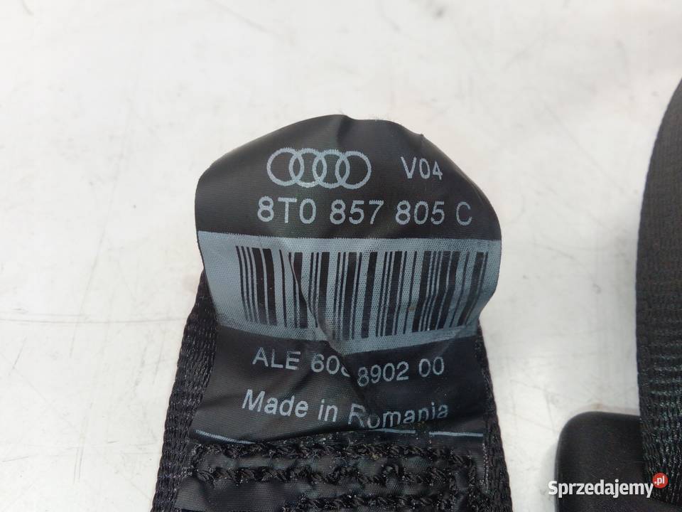 PAS BEZPIECZEŃSTWA TYŁ AUDI A5 8T 8T0857805C Przystajń