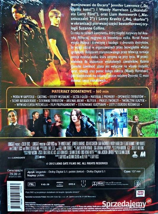 IGRZYSKA ŚMIERCI TRYLOGIA 8 DVD Kalisz