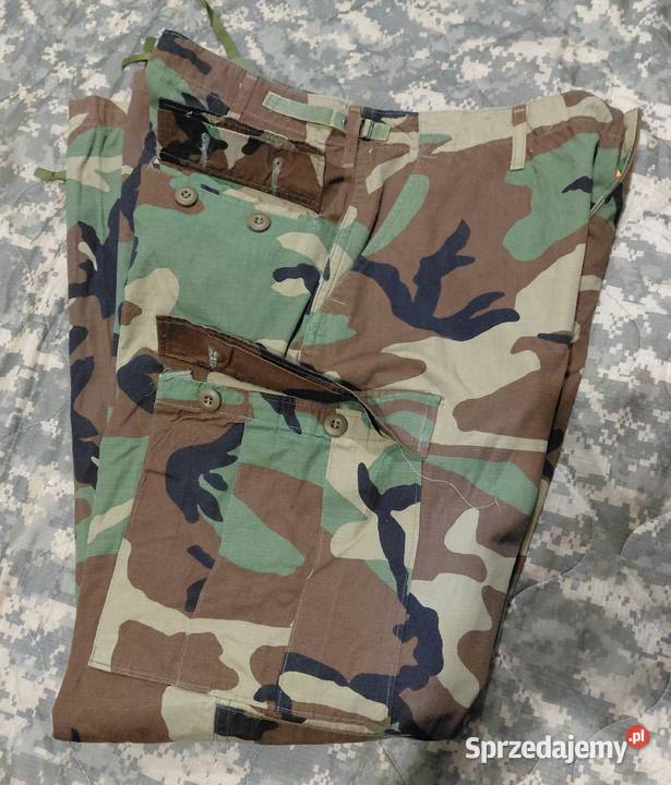 Spodnie BDU woodland Medium Long ripstop dolnośląskie sprzedam