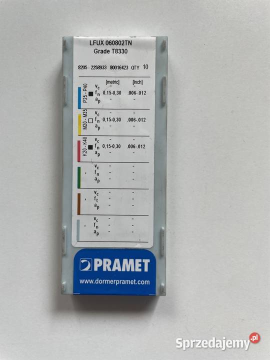 Płytki PRAMET LFUX 060802TN łódzkie Czarnożyły
