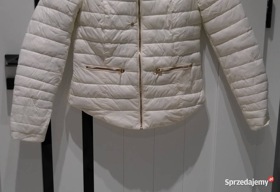 Bershka świetna śmietankowa kurtka 34 XS Wrocław sprzedam