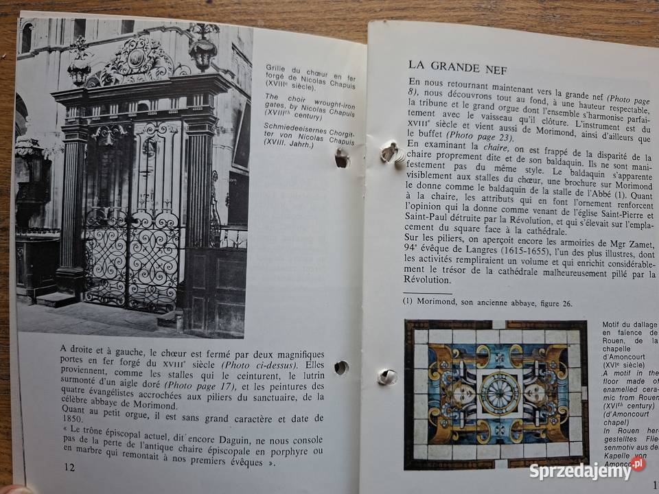 Francja Eglises de Langres Mapy i przewodniki Mapy i przewodniki Kraków