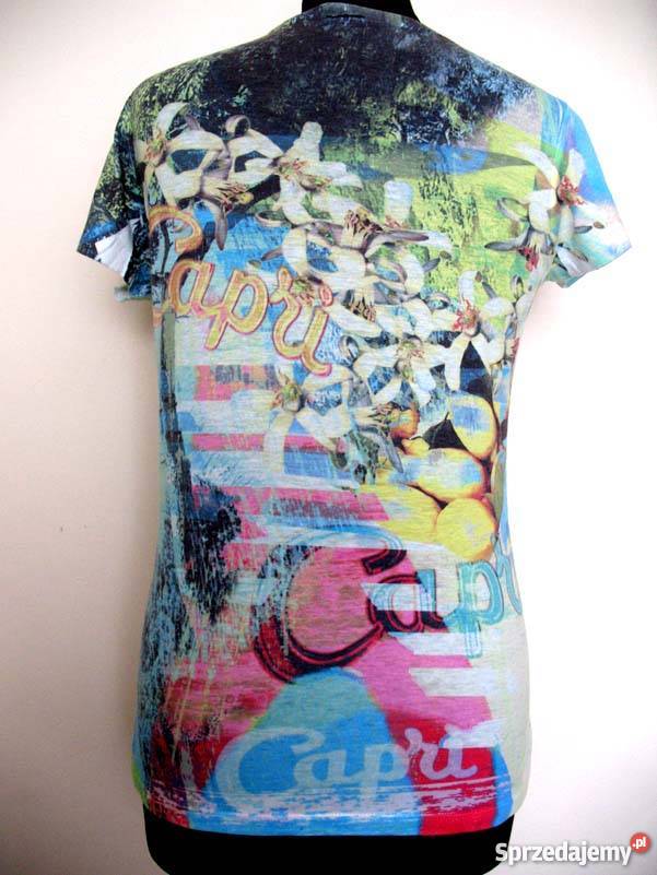 BLUZKA TOP Tshirt TUNIKA 38 M biust 96106