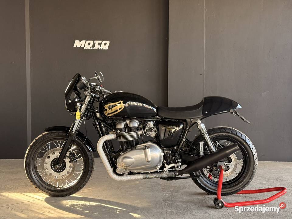Super TRIUMPH THRUXTON 900 Black Cafe Racer VAT marża Motocykle, skutery, quady Września